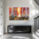 Grand cadre de forêt de bouleaux d'automne - art mural en toile de bouleau pour le salon, tremble, impression murale, art mural pour la galerie de bureau, cadre en pin, 36 po x 48 po