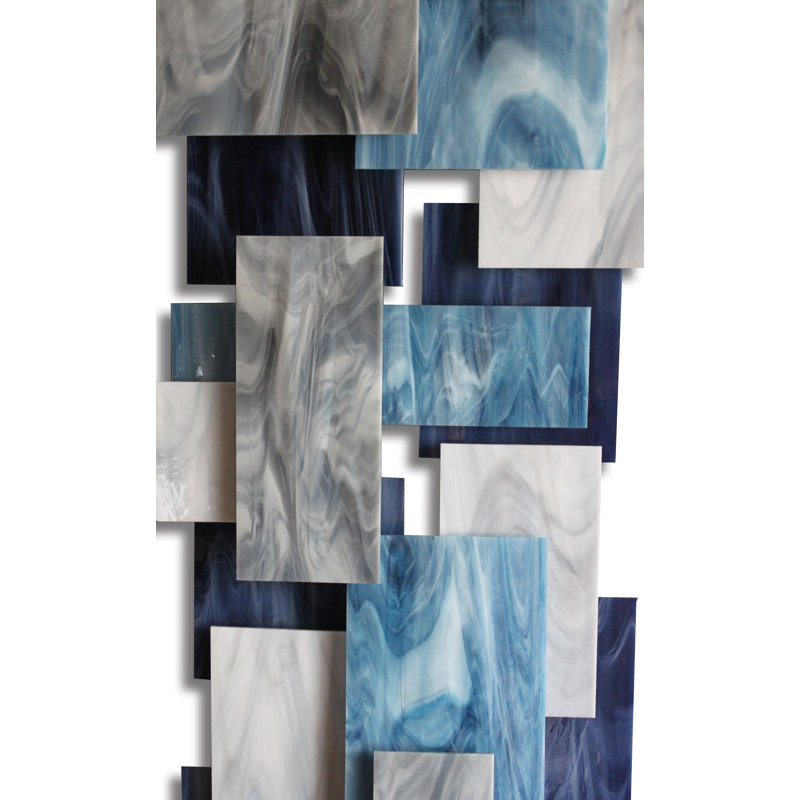 Arctic Handmade Modern Abstract Glass Wall Decor