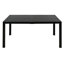 Table et chaise de patio en acier, style moderne pour balcon, cour arrière, patio, 6 sièges d'extérieur avec construction,-2065730375