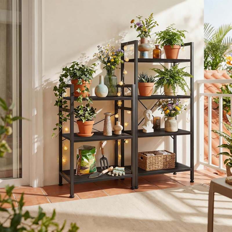 3 Tiers Bookshelf, Classical Book Shelf, Tall Display Shelves In Living Room/Home/Office, Storage Organizer For Cds/Books/Movies