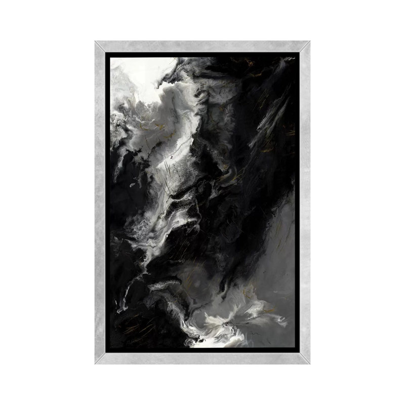 Modifications par Corrie LaVelle - reproduction d'art sur toile tendue, H 60 po x l 40po x P 1,5 po, Toile avec cadre argenté