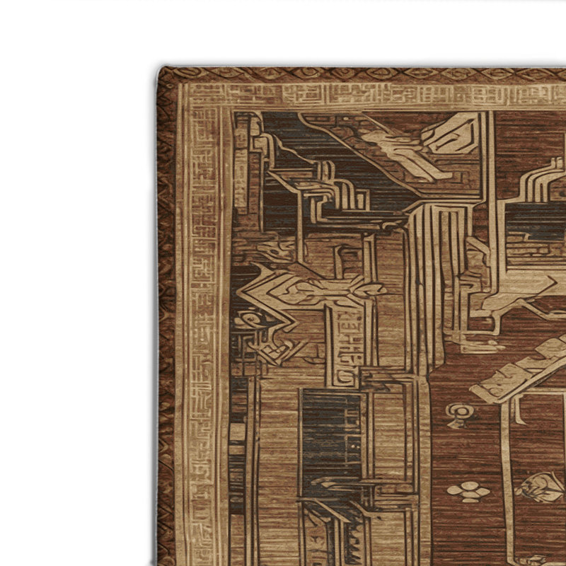 Tapis intérieur et extérieur ArtDeco, Rectangulaire 8 pi x 10 pi