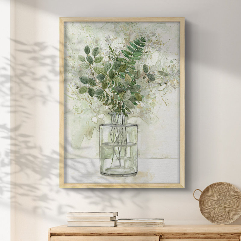 Neutre printemps I - toile encadrée, Naturel, H 25 po x l 17 po