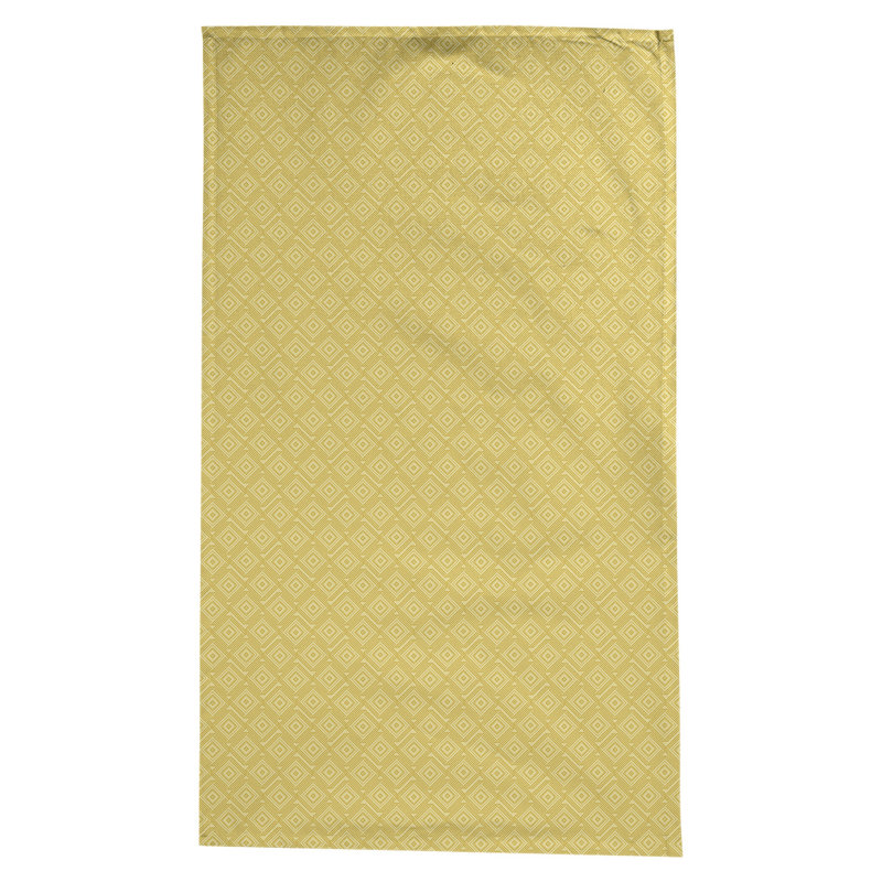 Nappe à labyrinthe carrée Leffel, Jaune