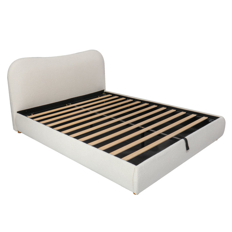 Upholstered Ottoman Storage Bed, Double (4'6)