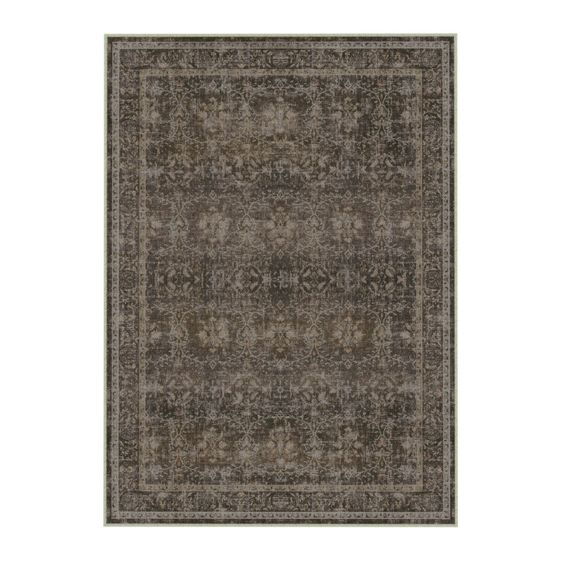 Tapis brun Mila, Rectangulaire 8 pi x 10 pi