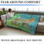 Jeté de montagne Pure Country Weavers Mountain Lion Spirits Totem - Sue Coccia tissé en coton