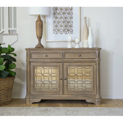 Colchester 56" W Solid and Manufactured Wood Sideboard with Adjustable Shelves