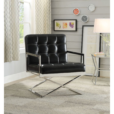 Rayborn Faux Leather Armchair
