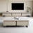 Light luxury modern rock panel coffee table-104470924