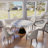 Benedic 6 - Person Modern Round Sintered Stone Dining Set with Pedestal Base-1590455393-1609008960