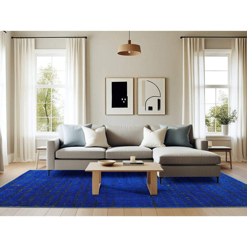Abstract Indoor Rug, Rectangle 6' x 9'