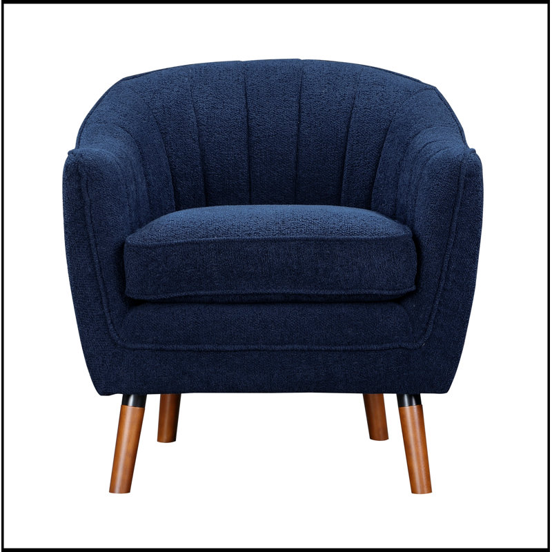 Fauteuil en chenille avec 4 pieds, Bleu