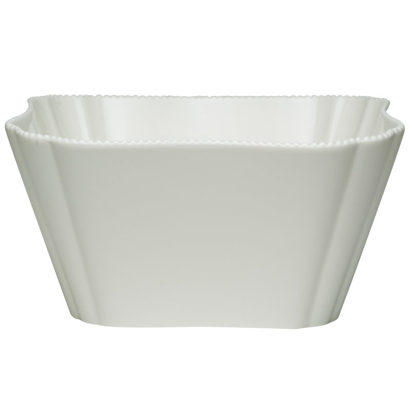 Red Vanilla Pinpoint Salad Bowl