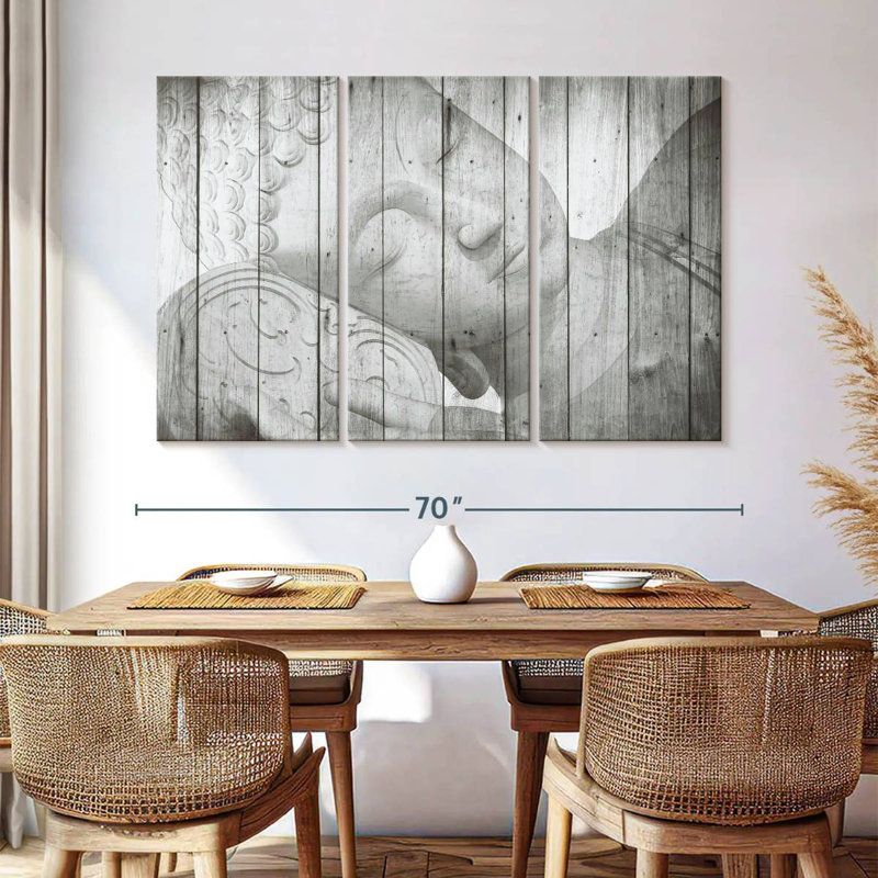 «Sleeping Buddha», reproduction d'art sur toile, H 42 po x l 65 po x P 1,25 po