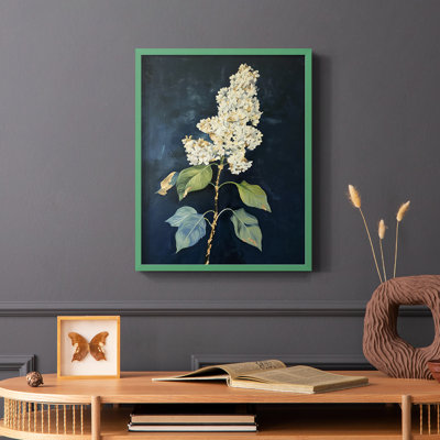 Série FLORAL CLxxv - reproduction encadrée de qualité supérieure - prête à être accrochée - aucun clou requis