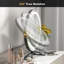 Miroir de meuble-lavabo rond 16 po à 3 lumières à intensité variable Wrought Studio ™-1778954136
