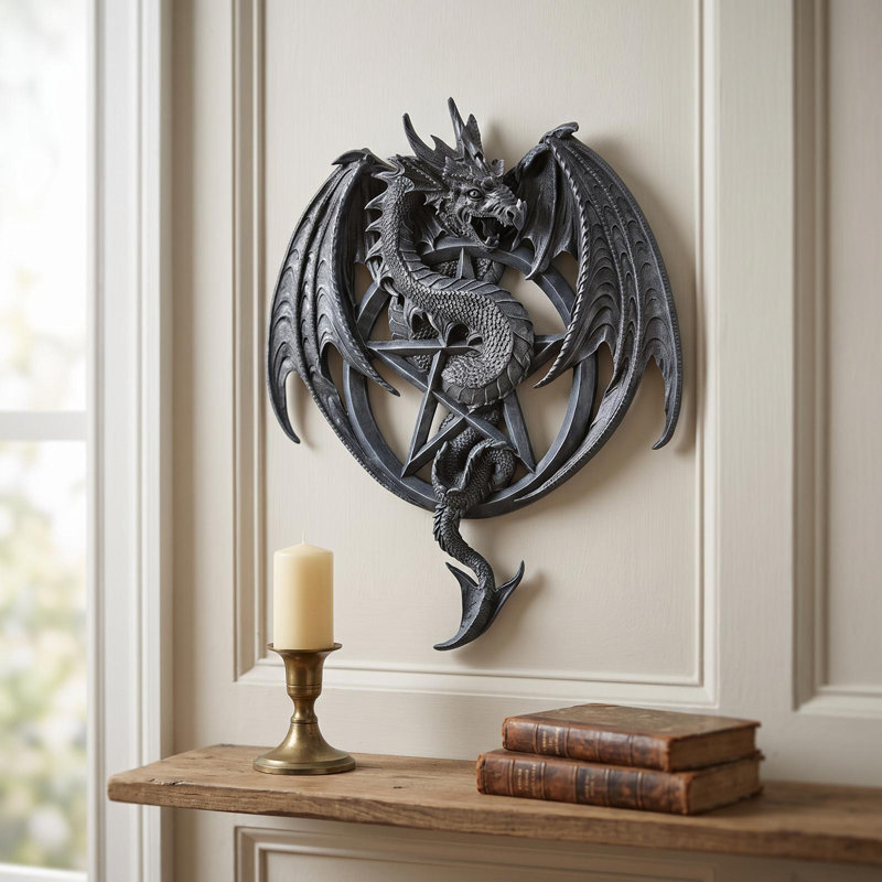 Sculpture murale «The Dragons Pentacle»