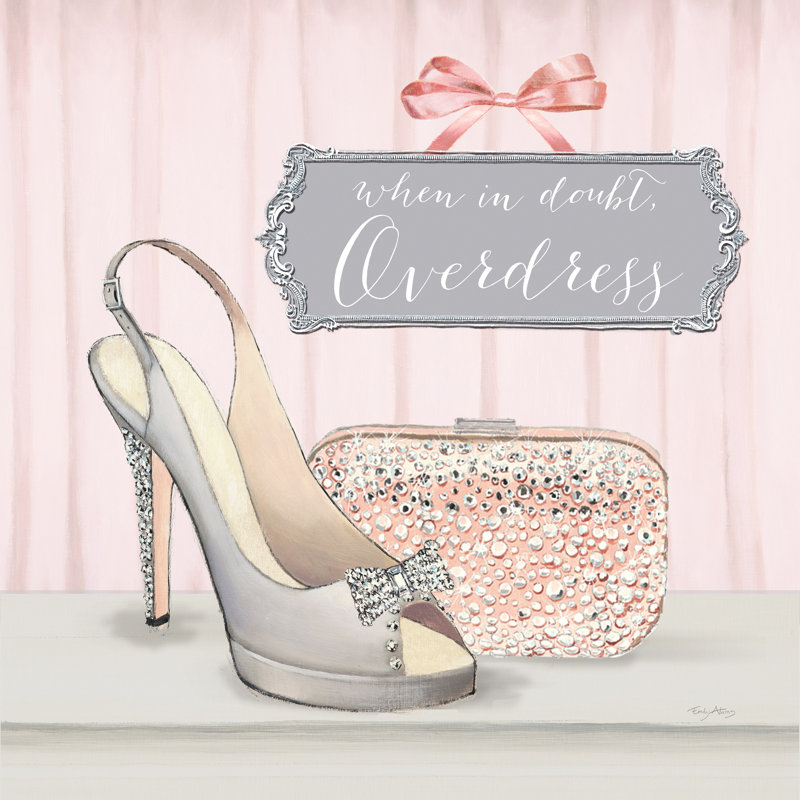 When In Doubt Overdress by Emily Adams - Wrapped Canvas Print, 76cm H x 76cm W