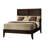 Wood Queen Panel Bed In With Raised Trim And A Stable Base Rectangular Appearance