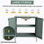 Meuble-lavabo simple de 30 po avec plateau en céramique Kalusingh-1668239504