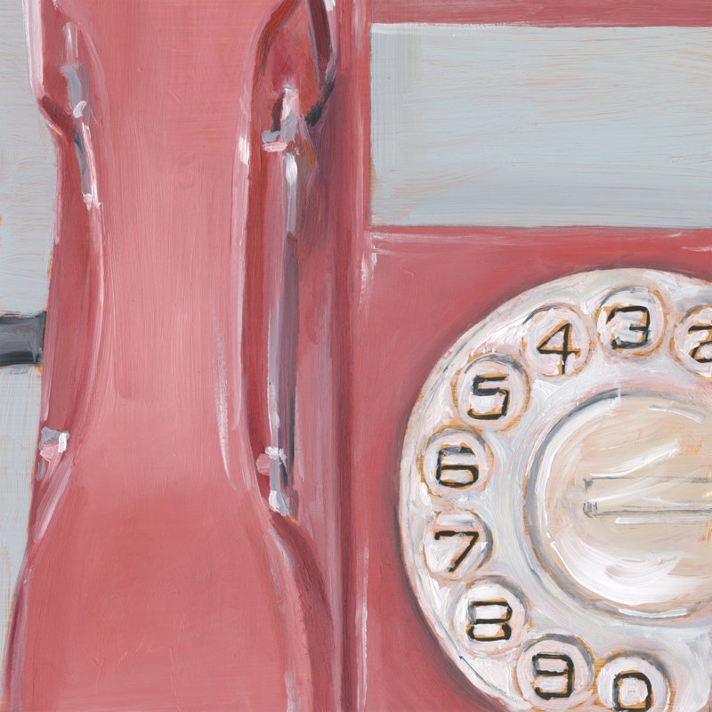 «The 70's Called ... IV» par Ethan Harper - reproduction d'art sur toile tendue, H 12 po x l 12 po