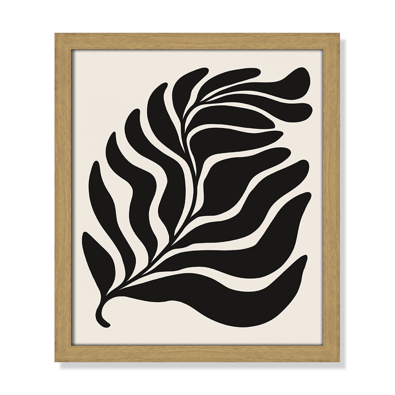 «Flow of Nature Print» par Royle, Grain de bois naturel, L 13 po x H 15 po, Impression encadrée