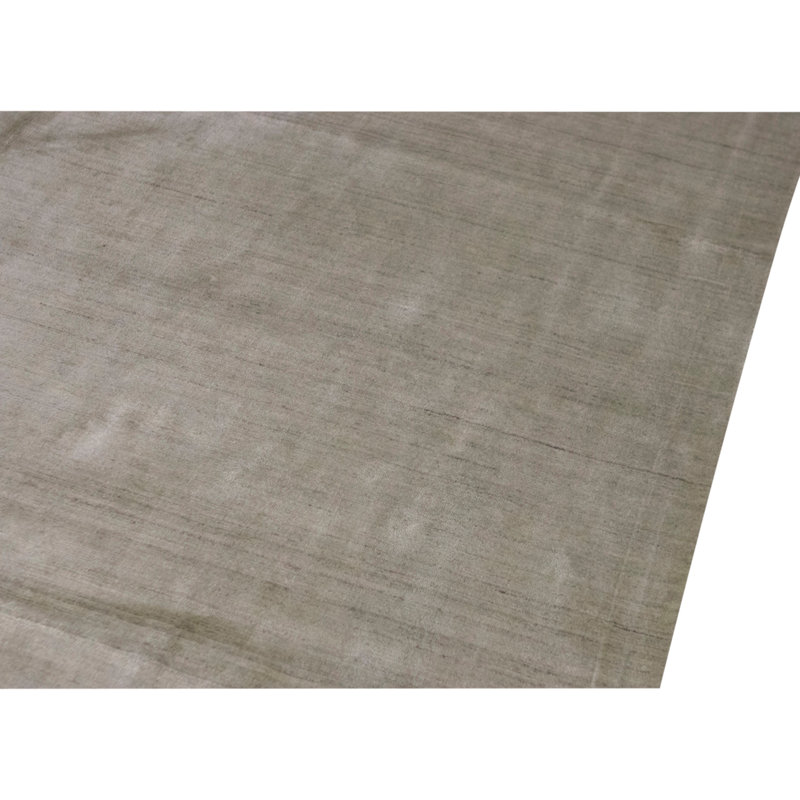 Hand Knotted Area Rug in Gray