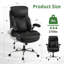 Fauteuil de direction ergonomique avec support lombaire réglable, accoudoirs rabattables et plateau inclinable-1816697180