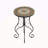 Round Ceramic Outdoor Side Table