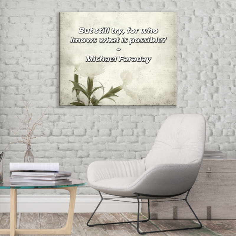 Toile tendue Astoria Grand Gallery par Michael Faraday: «Mais essayez quand même, car qui sait ce qui est possible
