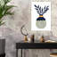 Motif, vase, abstrait, contemporain, plante élégante, art mural-1365477495