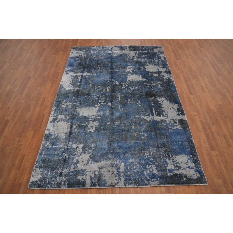 Tapis bleu 7 x 10