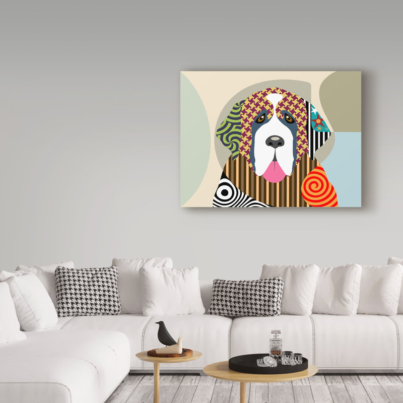 Buckey «Saint Bernard», impression sur toile tendue, H 18 po x l 24 po x P 2 po