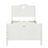 Twin Platform Bed with Wood Slat Support, Headboard, and Footboard in White, Durable and Stylish for Any Bedroom
