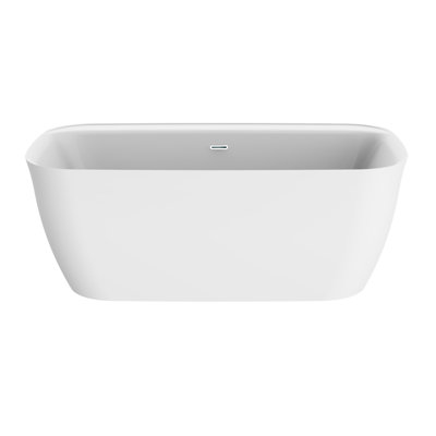 63'' x 31.5'' Freestanding Soaking Acrylic Bathtub
