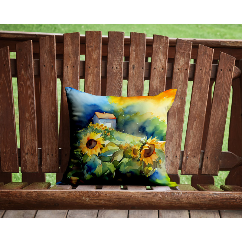Other/No Pattern Outdoor Throw Pillow, 14" H x 14" W