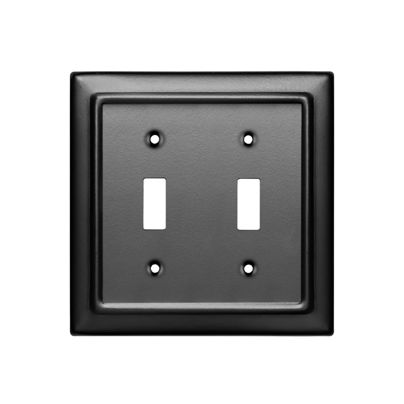 2 - Gang Toggle Light Switch, Copper, 1