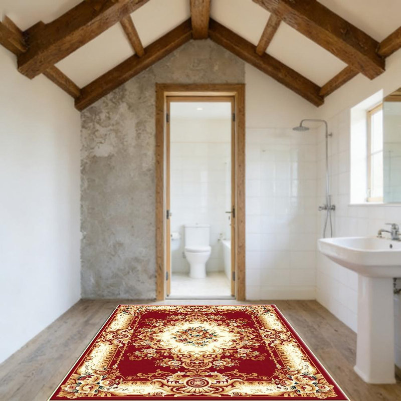 Floral Pattern Area Rug, Soft And Lightweight, Suitable For All Seasons, Easy To Maintain And Easy To Clean, Machine Washable Carpet Floor Mat, Suitable For Living Room, Bedroom, Hallway, Dining Room, Office, Room Decor, Home Decor, Outdoor Decor