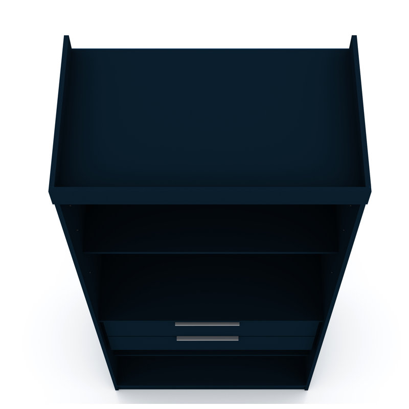 Aleece 107.94'' Closet System, Tatiana Midnight Blue