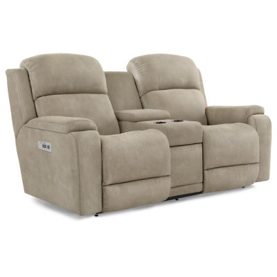 Dorian Power Reclining Loveseat with Console and Power Headrest