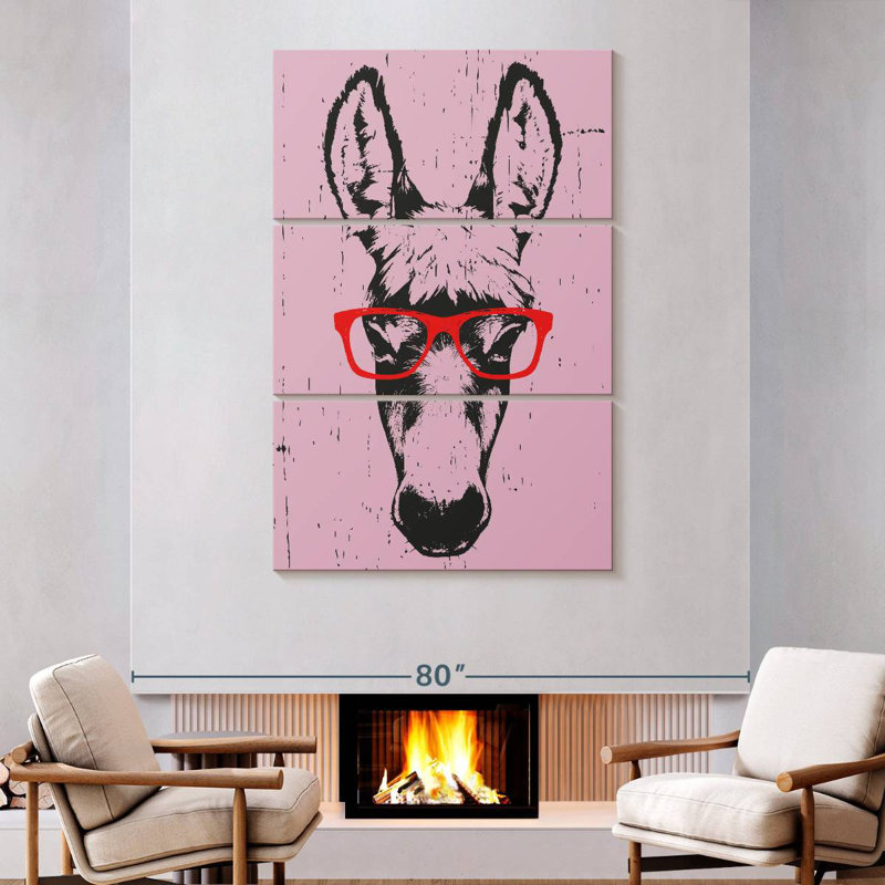 Âne Brampt Hipster, H 74 po x l 48 po