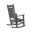 Chaise berçante d'extérieur en plastique avec table d'appoint Vinnie-2067312514
