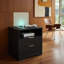 Table de chevet avec station de charge, table de chevet intelligente avec veilleuse, tables de chevet avec armoire de rangement pour la chambre à coucher, noir-2106474751