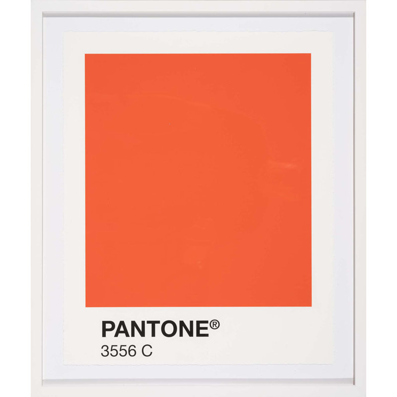 H. Scott - cadre photo, Rouge / orange