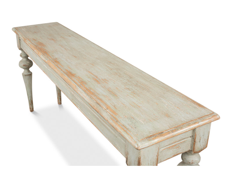 Hudson 73'' W Solid Wood Console Table, Sage