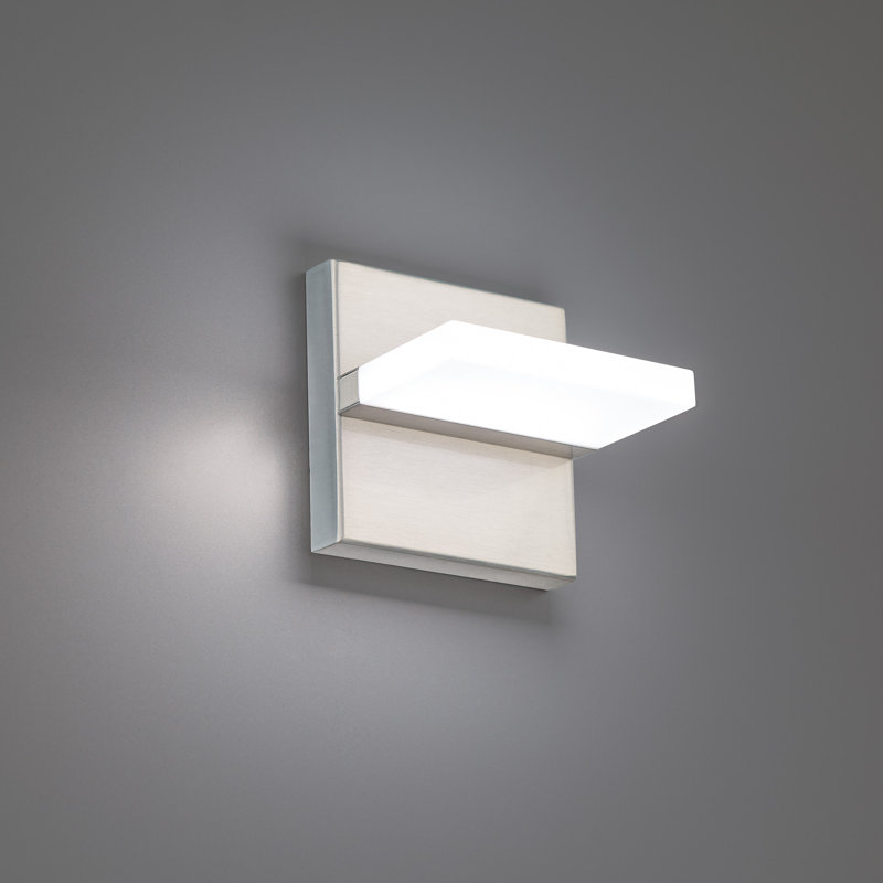 Aluminum LED Wall Light, Brushed Aluminum