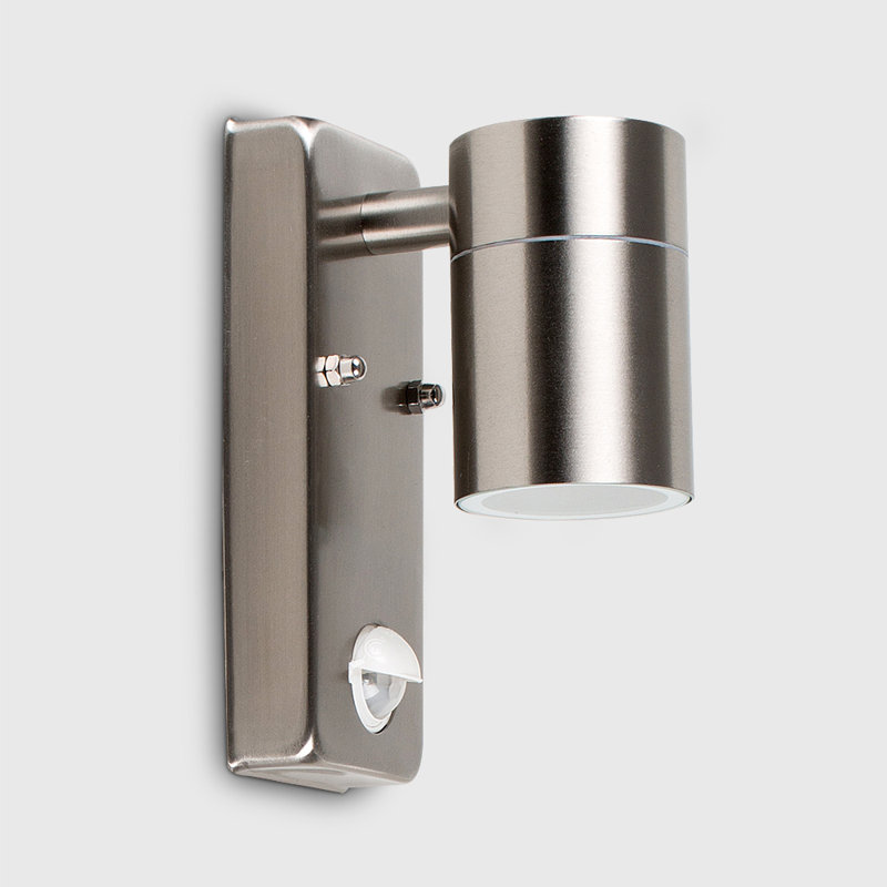 Timera Silver Outdoor Armed Sconce, N/A, No
