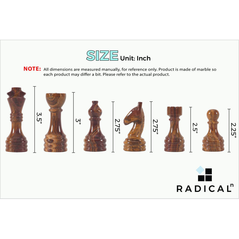 RADICALn Marble Onyx Chess