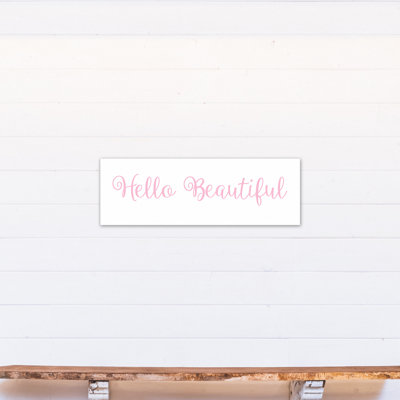 Bruning Hello Beautiful Kids Wall Décor